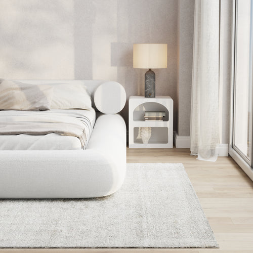 Latitude Bed Low Pile Chinelle Soft White