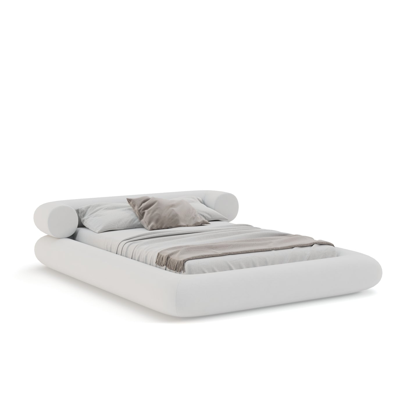 Latitude Bed Low Pile Chinelle Soft White