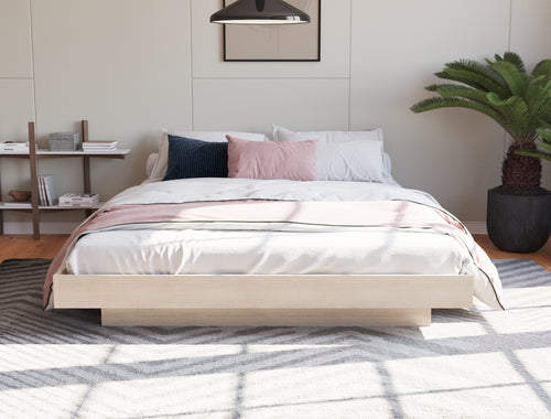 Apollo Natural Wooden Platform Bed Frame