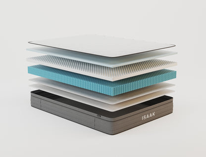Isaak Comfort Deluxe Grey Fabric Mattress