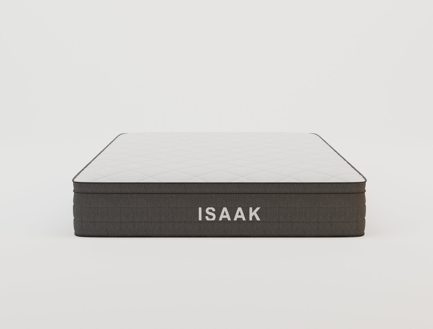 Isaak Hybrid Premium Charcoal Fabric Mattress