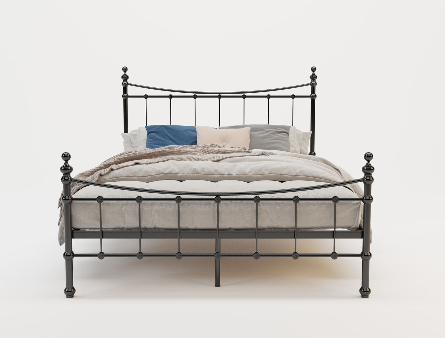 Juls Black Metal Bed Frame