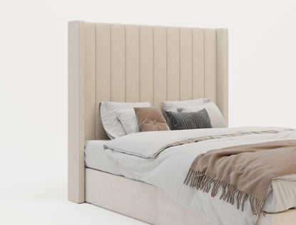 Jacob Beige Fabric Bed Head