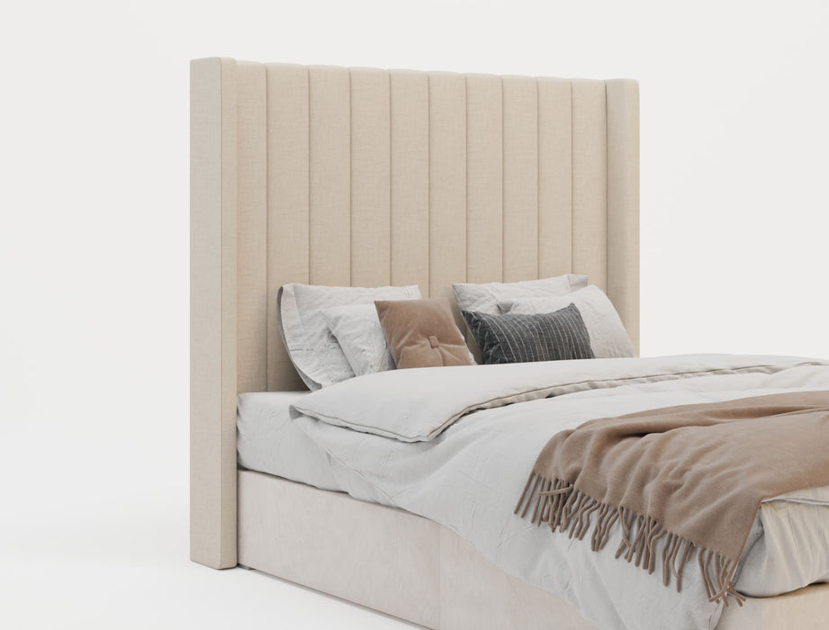 Jacob Beige Fabric Bed Head