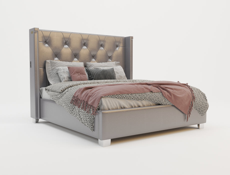 Empress Silver Bed Frame