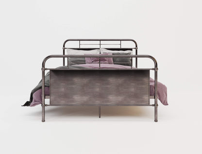 Kingston Brown Metal Bed Frame