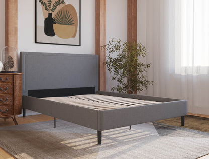 Aria Grey Fabric Bed Frame