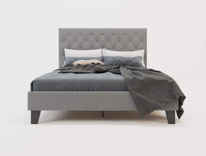 Oxford Grey Fabric Bed Frame