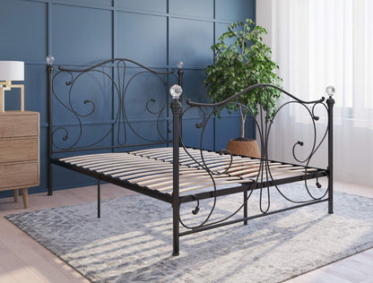 Sophie Black Metal Bed Frame