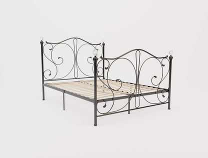 Sophie Black Metal Bed Frame