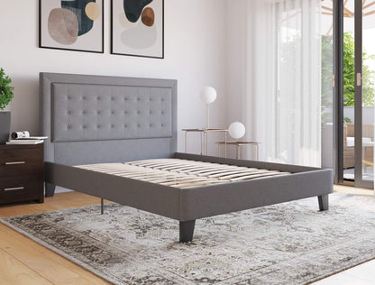 Florence Grey Fabric Bed Frame